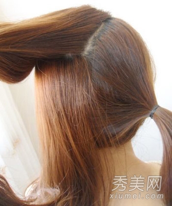 最新韩式发型扎法 侧边马尾辫发型图解