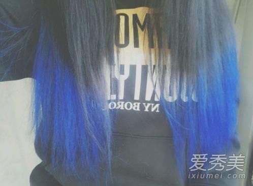 陈伟霆蓝色头发怎么染好看 蓝色头发褪色后效果图