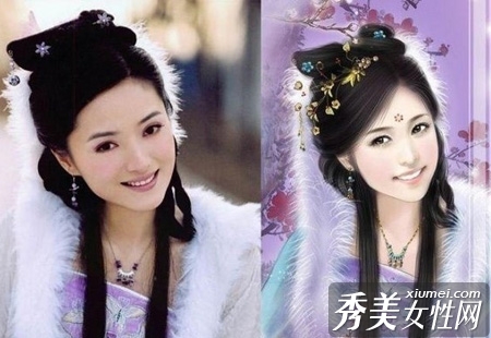 眉目如画 女星古典妆容谁最美