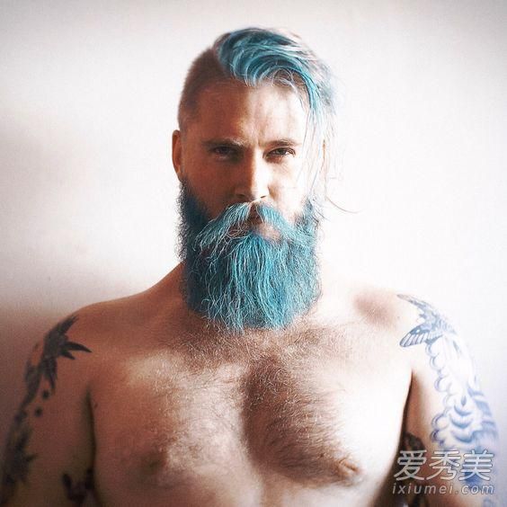 2017年流行色终于集齐了，男人们却用它来染胡子！ 染发颜色搭配