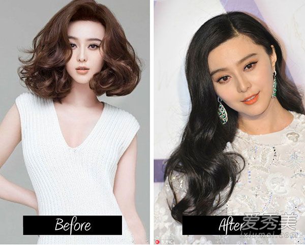 12位女星新旧发型对比 蓬松素发流行也是有道理的！