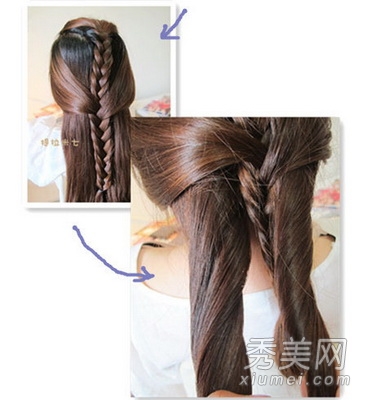 达人示范韩式盘发步骤 1款盘发巧变3种发型