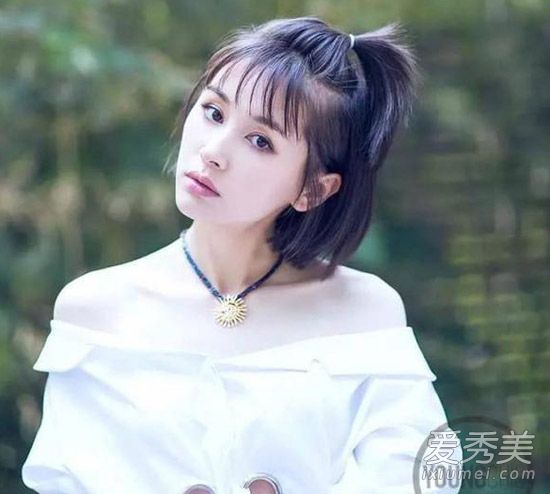短发长了别剪 6款扎发diy随便一款都好看 中短发扎法
