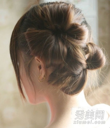 超美的韩式花瓣盘发教程 打造清新仙女范