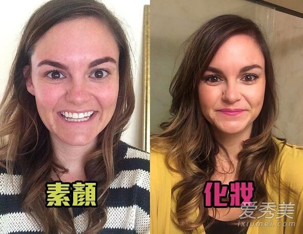 素颜女生1周化妆经历 化妆前后有什么变化？ 化妆前后对比照