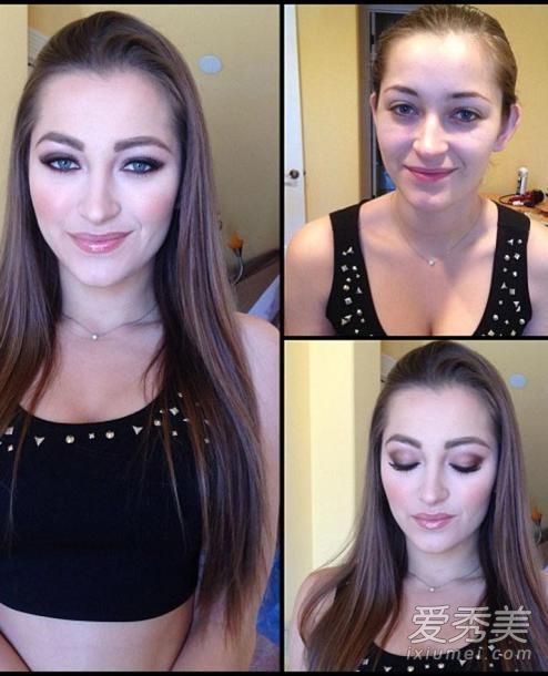 化妆师公开AV演员化妆前后对比照 化妆前后对比照