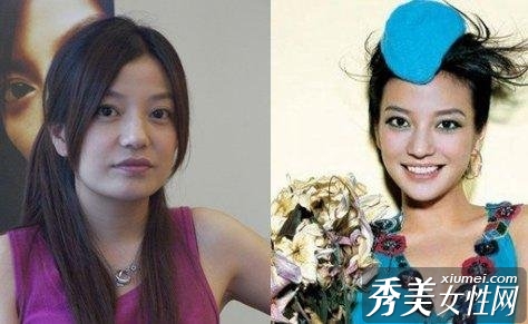 “卸妆死”明星素颜浓妆大不同