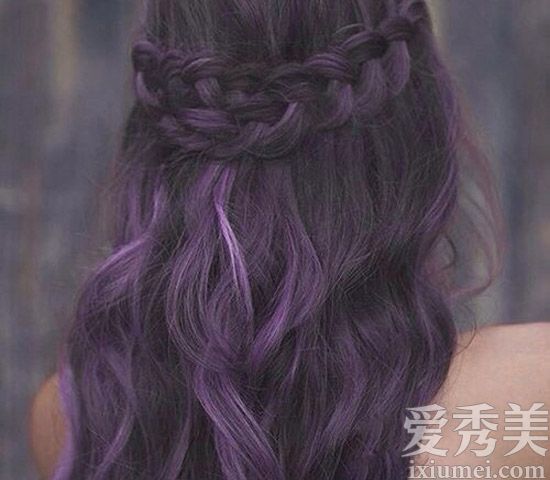达人钟情的紫色头发 这么染最漂亮