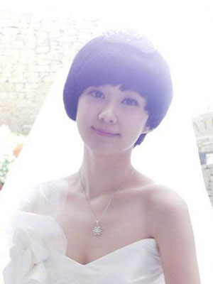 张娜拉:短发新娘一样可以很美丽