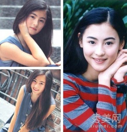 女星早期出道照 天生美OR后天妆扮？