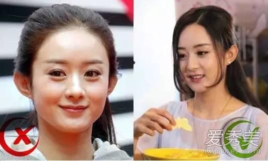 颜值低+不整容 赵丽颖靠造型逆袭变美（图） 赵丽颖今昔对比