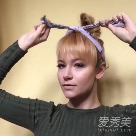 长发怎么扎丸子头 韩系女生最爱的扎法图解 丸子头的扎法图解