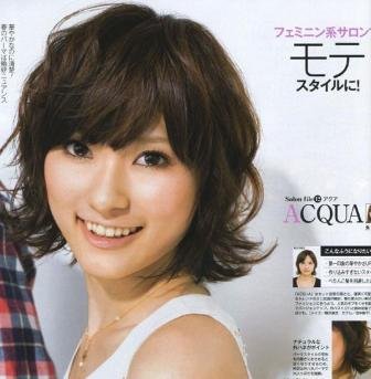 最新日系杂志9款个性美短发