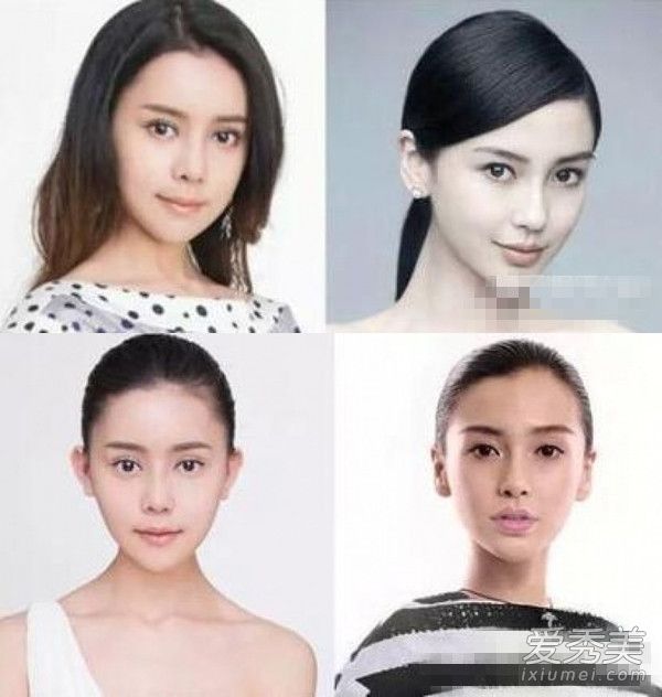吴玉青花百万整成angelababy，可baby也是整的啊！ 整成baby的女孩图片
