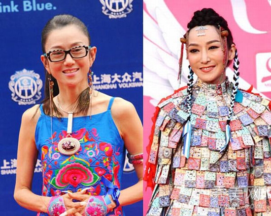杨丽萍VS萨顶顶 “最炫民族风”彩妆斗艳
