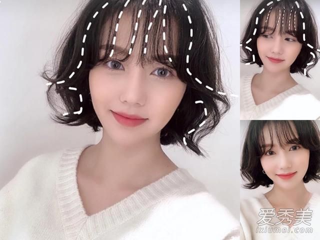 大脸的女生剪什么刘海好看 2019最瘦脸的发型图片