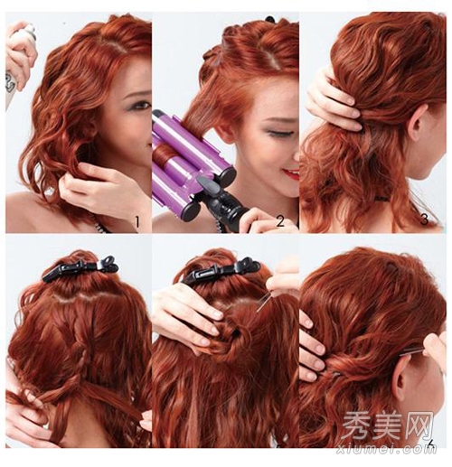 完美发型DIY COPY韩国女星时尚扎发