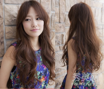 2013最新韩式长卷发发型 时尚优雅又吸睛