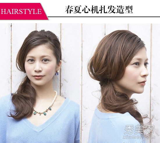 春日女生发型扎法集合 长发短发都很美