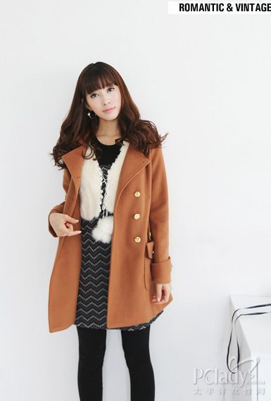 巧搭大衣，短MM高