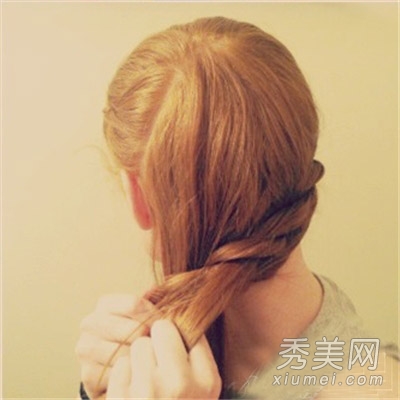 超唯美花环盘发教程 编发diy7步速成