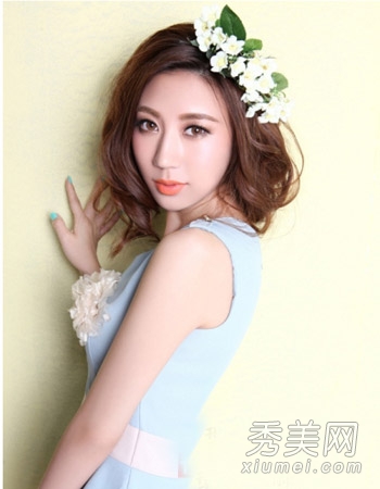 矮个适合发型 9款甜美扎发变身萌萌美少女