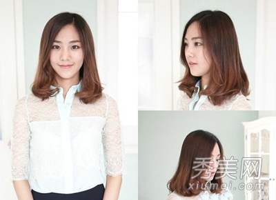 气质女生必备 8款优雅瘦脸中长发发型推荐