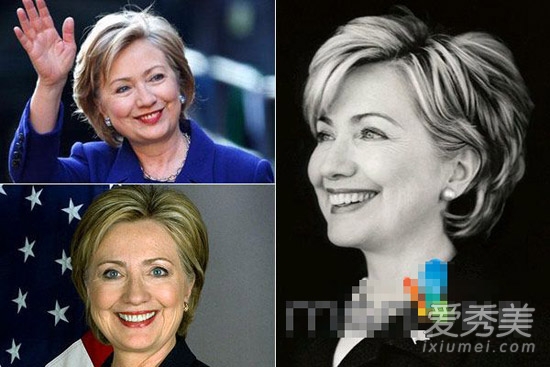 希拉里竞选总统 女强人都爱什么发型