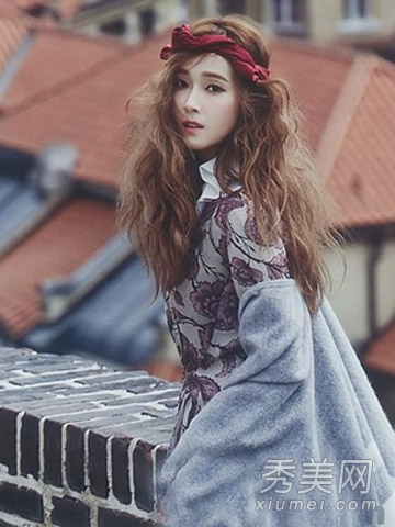 jessica郑秀妍最新画报发型 示范秋冬搭配