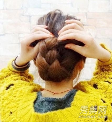 早春甜美約會編發 簡單DIY變身淑女