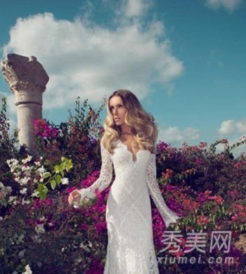 简约即优雅 2014欧美风高端新娘发型推荐