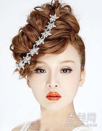 2014最美新娘发型 盘发最显高贵气质