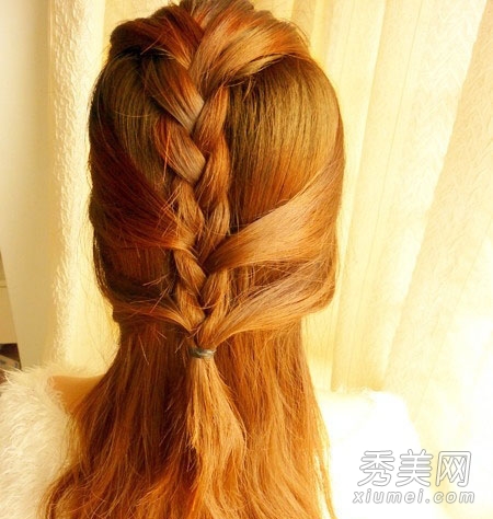 韩式辫子发型diy 简单步骤编出最炫发型