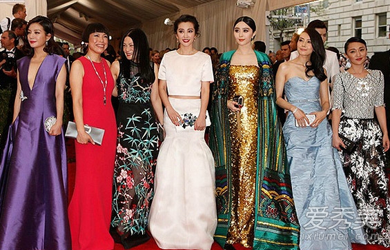 华人女星席卷met ball 红毯发型斗艳