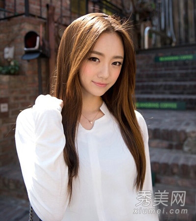 韩范简约流行风 9款长发清新甜美好打理