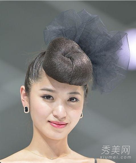 2014北京车展几宗“最”嫩模发型搏出位