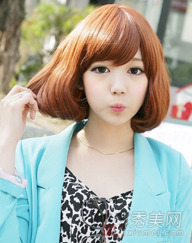 韩国女生短卷发发型 甜美显嫩秘诀