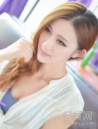 侧卷发最女神范 2014春夏流行新宠