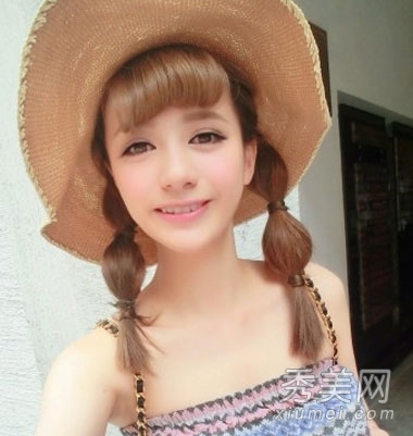 8款清新甜美双马尾发型 化身可爱动漫少女