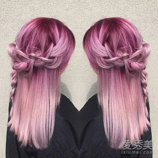 少女力max的粉色染发 你想试试吗？ 粉色头发