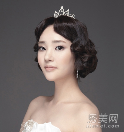 出尘脱俗的韩式新娘发型 优雅唯美
