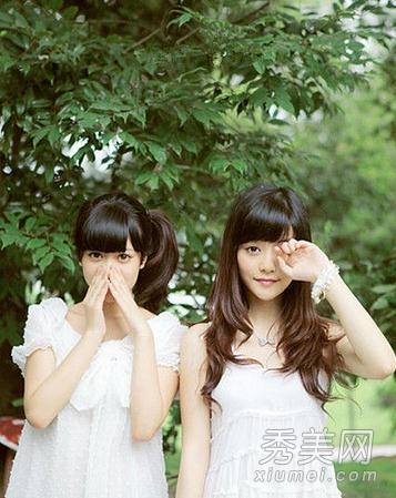是姐妹就剪闺蜜发型 显默契更有回头率