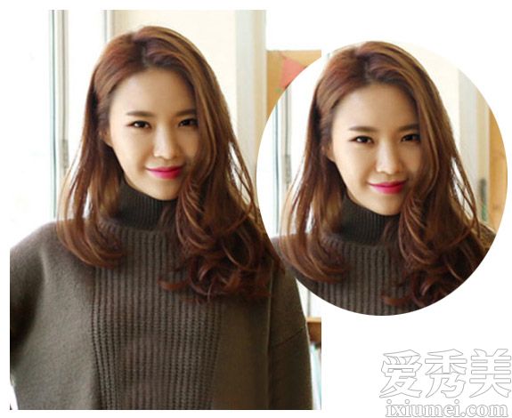 韩式中分发型图片 搭短发更显潮流范中分短发