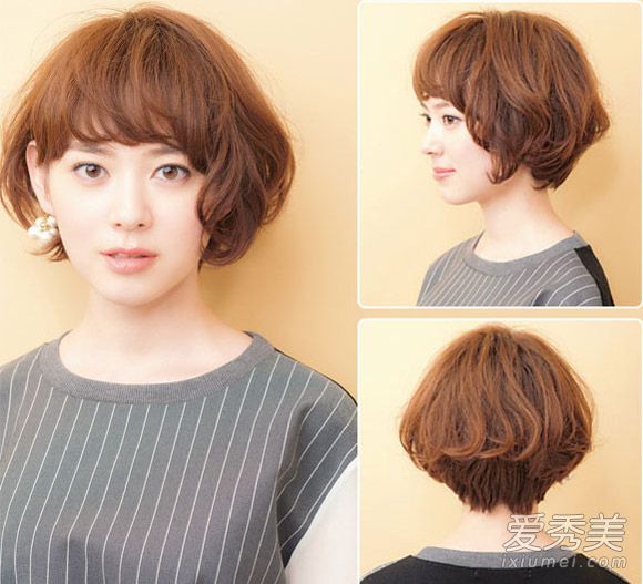 2015女生短发发型图片 12款美过长发短发发型图片2015女