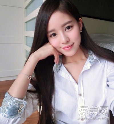 2014流行女生发型 长直发演绎春夏纯美童话