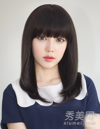 2014流行女生发型 9款甜美发型韩范十足