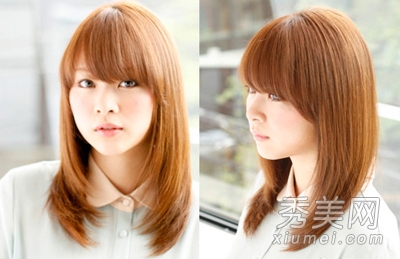 2013最新日系女生直发发型 清纯甜美最流行