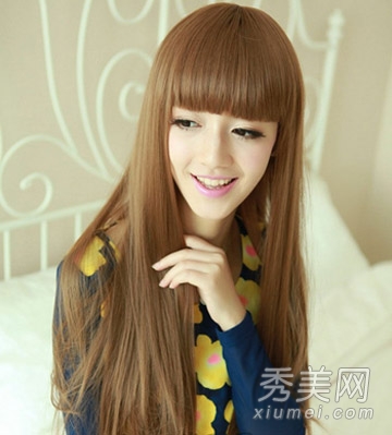 9款韩式女生发型 今年秋冬爱上齐刘海