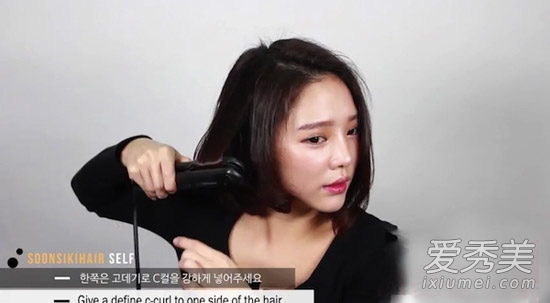 现在流行的韩式波波头 短发妹子都能做
