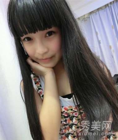 2014流行女生直发 甜美可爱更减龄